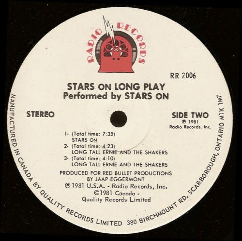 Stars On 45 / Long Tall Ernie And The Shakers - Stars On Long Play - 1981