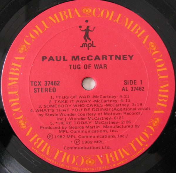 Paul McCartney - Tug Of War - 1982