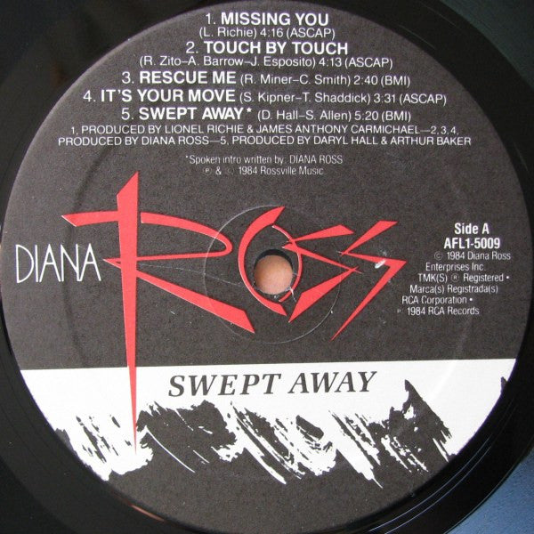 Diana Ross - Swept Away - 1984