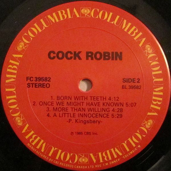 Cock Robin - Cock Robin