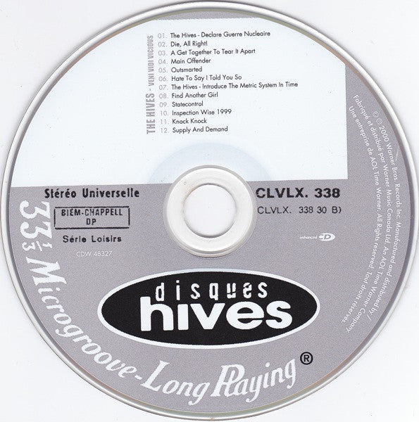 Hives, The - Veni Vidi Vicious (CD) - 2002