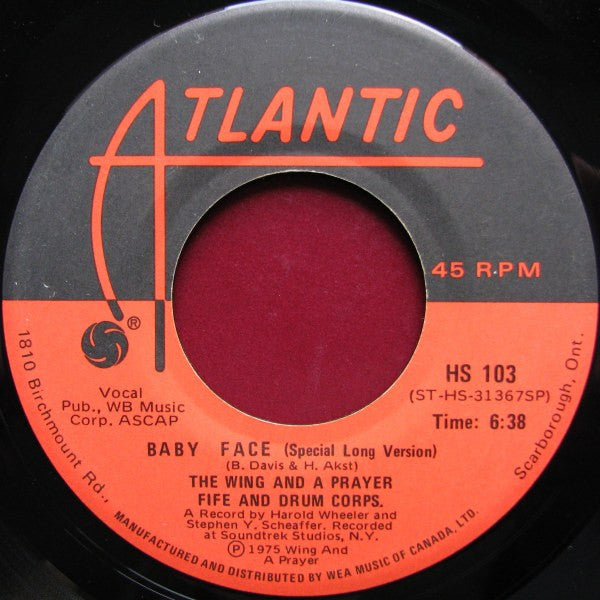 Wing And A Prayer Fife And Drum Corps. - Baby Face - 1975