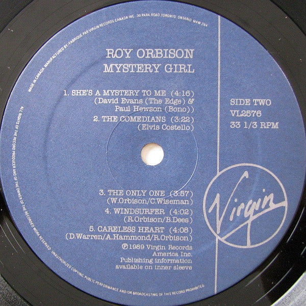 Roy Orbison - Mystery Girl