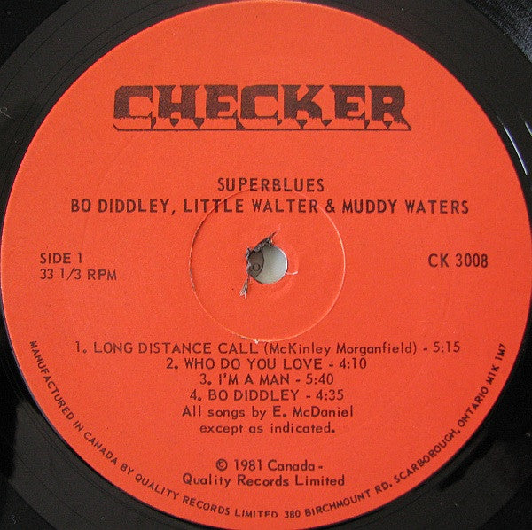Bo Diddley, Little Walter & Muddy Waters - Super Blues - 1981