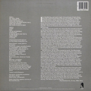 Steve Forbert - Little Stevie Orbit - 1980