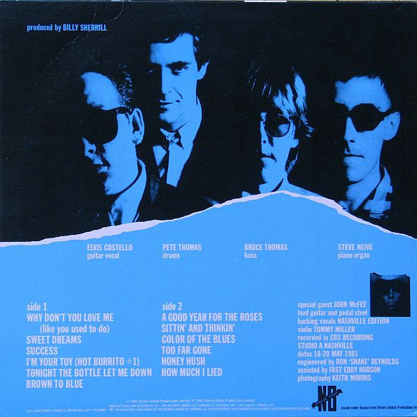 Elvis Costello & The Attractions - Almost Blue - 1981