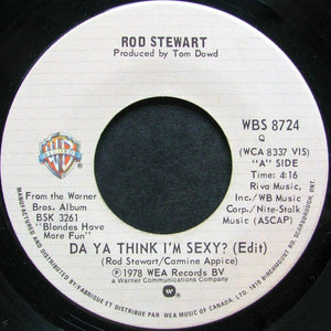 Rod Stewart - Da Ya Think I'm Sexy? (Edit)