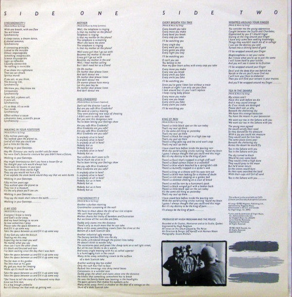 Police, The - Synchronicity - 1983