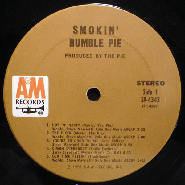 Humble Pie - Smokin' - 1972