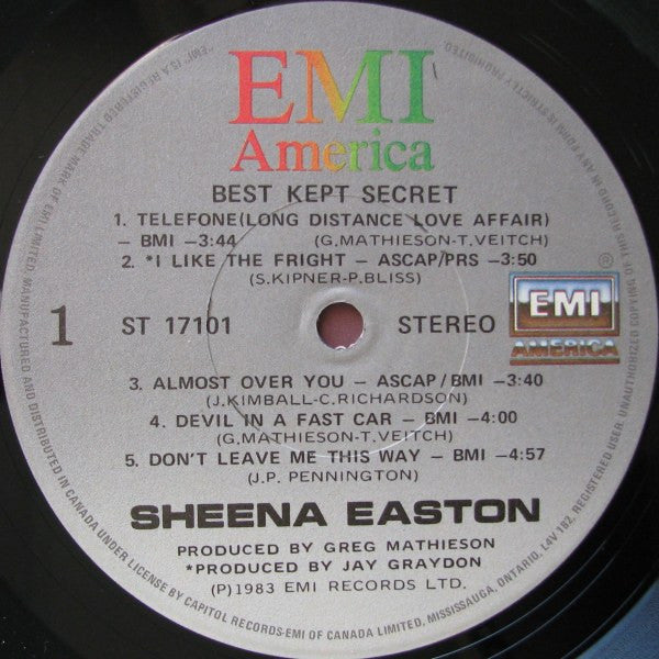 Sheena Easton - Best Kept Secret