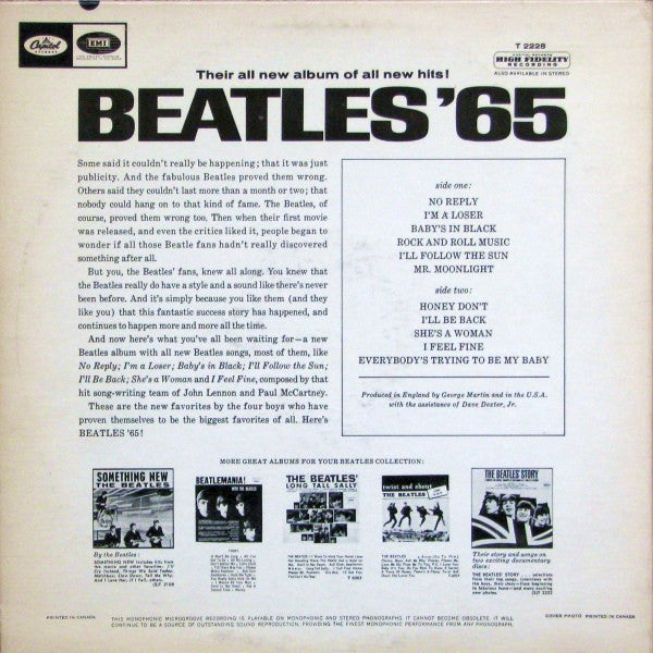 Beatles, The - Beatles '65 - 1964
