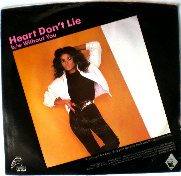 La Toya Jackson - Heart Don't Lie Vinyl Record