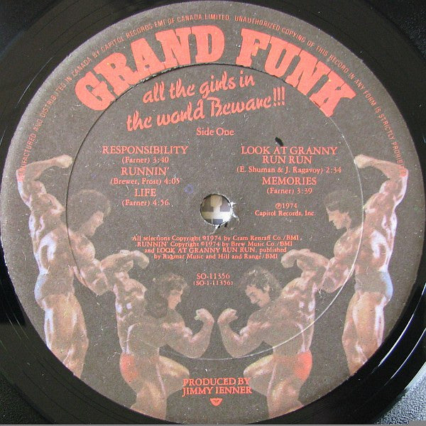 Grand Funk Railroad - All The Girls In The World Beware !!! - 1974