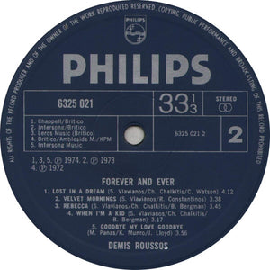 Demis Roussos - Forever And Ever - 1974
