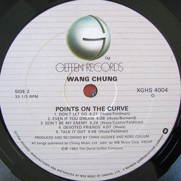 Wang Chung - Points On The Curve - 1984