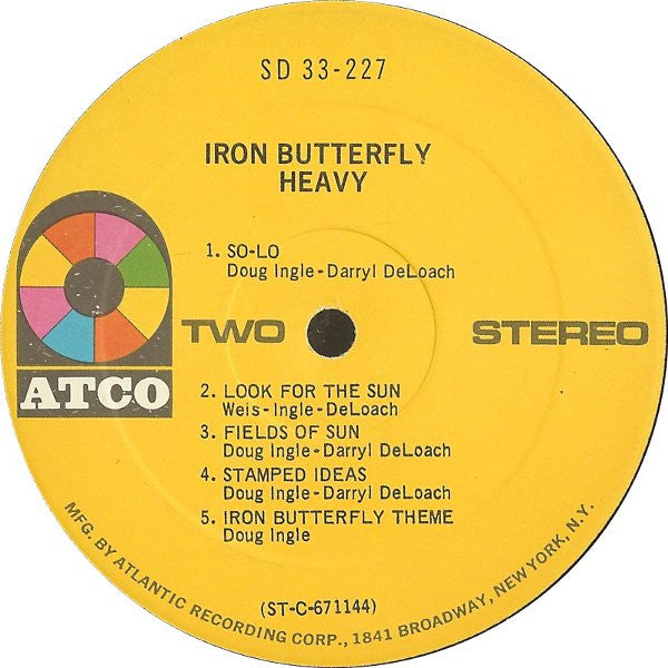 Iron Butterfly - Heavy - 1969