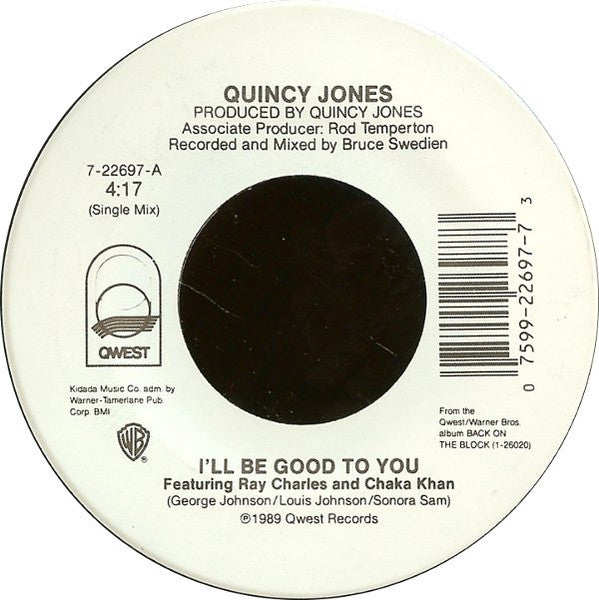 Quincy Jones - I'll Be Good To You - 1989