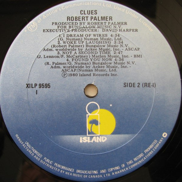 Robert Palmer - Clues