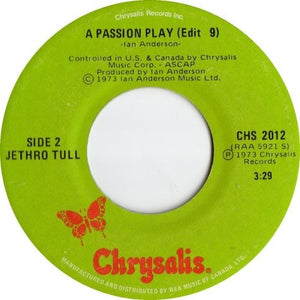 Jethro Tull - A Passion Play (Edit 8) / A Passion Play (Edit 9) - 1973
