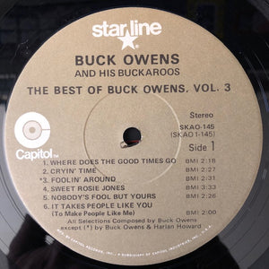 Buck Owens And His Buckaroos - The Best Of Buck Owens, Vol. 3 Vinyl Record