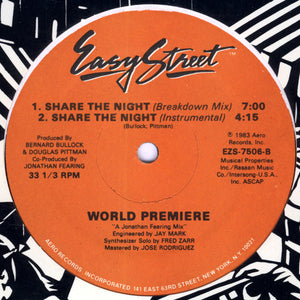 World Premiere (2) - Share The Night