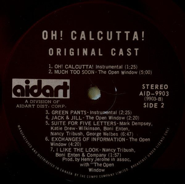 "Oh! Calcutta!" Original Cast - Oh! Calcutta (Original Cast Album)