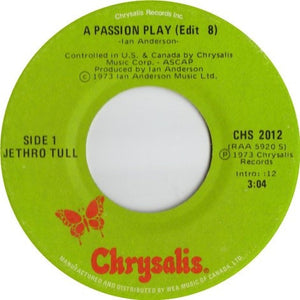 Jethro Tull - A Passion Play (Edit 8) / A Passion Play (Edit 9) - 1973