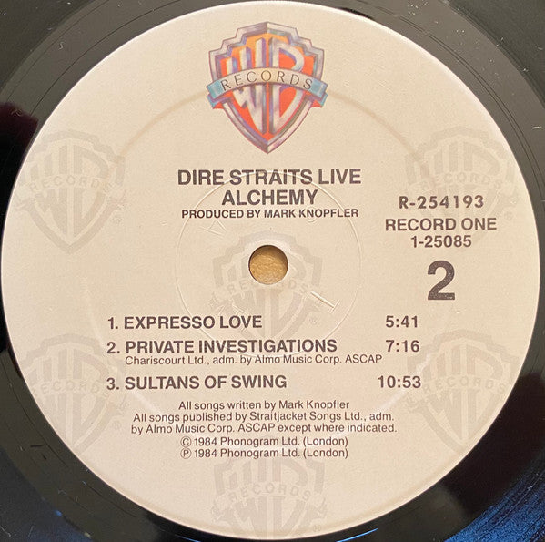 Dire Straits - Alchemy - Dire Straits Live - 1984