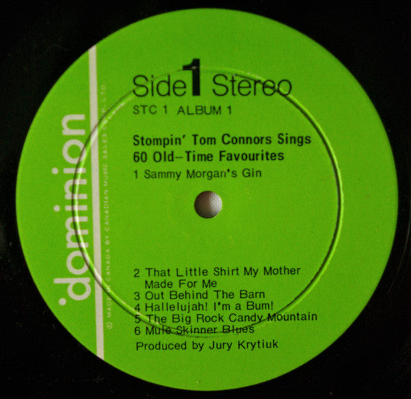Stompin' Tom Connors - Stompin' Tom Connors Sings 60 Old Time Favourites - 1970