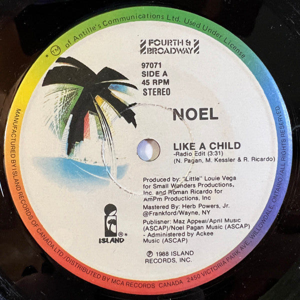 Noel - Like A Child - 1988