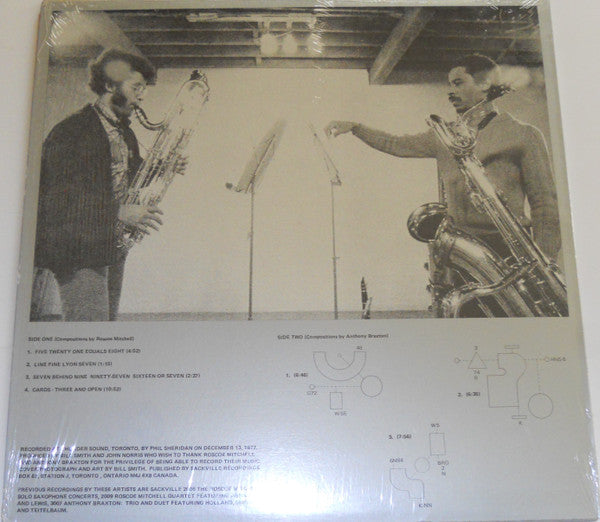 Roscoe Mitchell With Anthony Braxton - Duets - 1978
