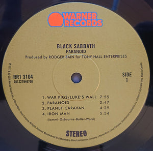 Black Sabbath - Paranoid Vinyl Record