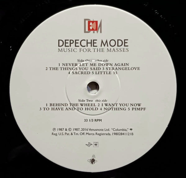 Depeche Mode - Music For The Masses - 2025