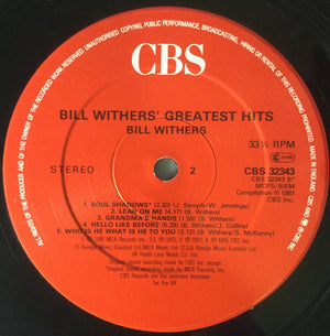 Bill Withers - Bill Withers' Greatest Hits -