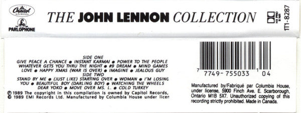 John Lennon - The John Lennon Collection -