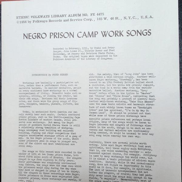 Prisoners At The Ramsey And Retrieve State Farms, Texas - Negro Prison Camp Worksongs 1956 - Quarantunes