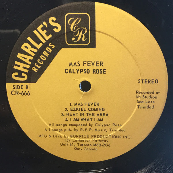 Calypso Rose - Mass Fever