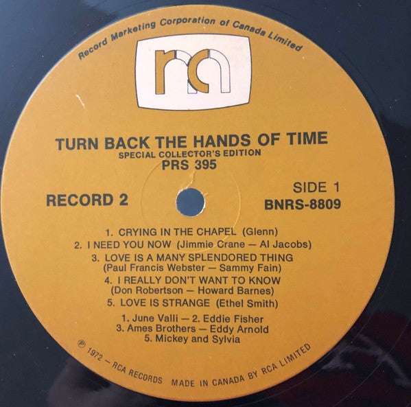 Various - Turn Back The Hands Of Time - 1972