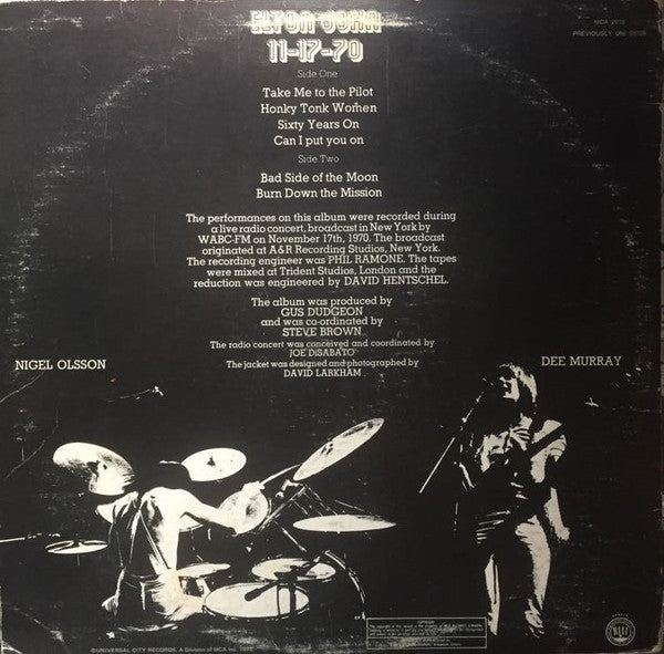 Elton John - 11-17-70 -