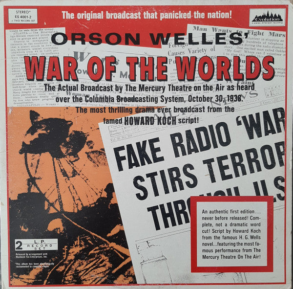Orson Welles - War Of The Worlds - 1975