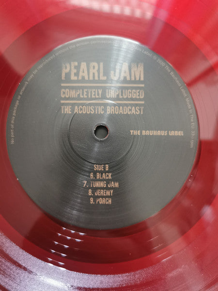 Pearl Jam - Completely Unplugged - The Acoustic Broadcast Vinyl Record