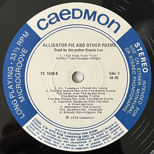 Dennis Lee - Alligator Pie And Other Poems - 1978