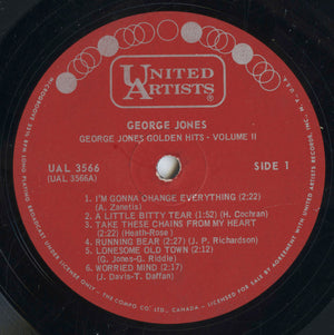 George Jones (2) - Golden Hits Volume 2