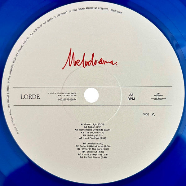 Lorde - Melodrama - 2018