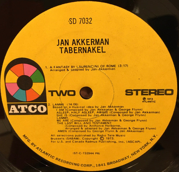Jan Akkerman - Tabernakel