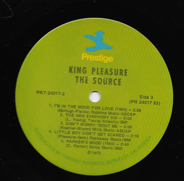 King Pleasure - The Source Vinyl Record