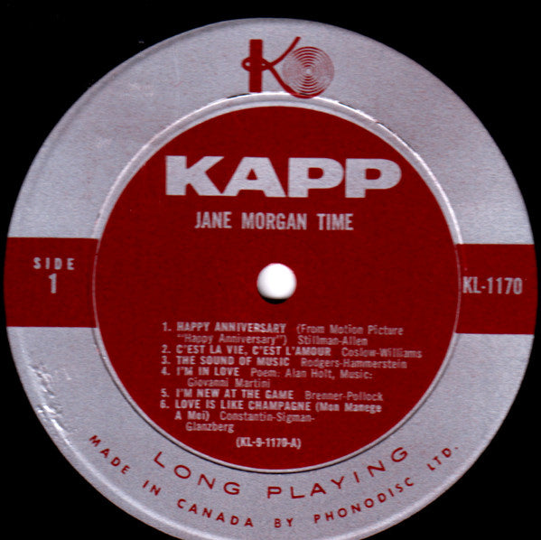 Jane Morgan - Jane Morgan Time - 1960