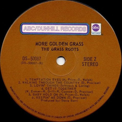 Grass Roots, The - More Golden Grass - 1970