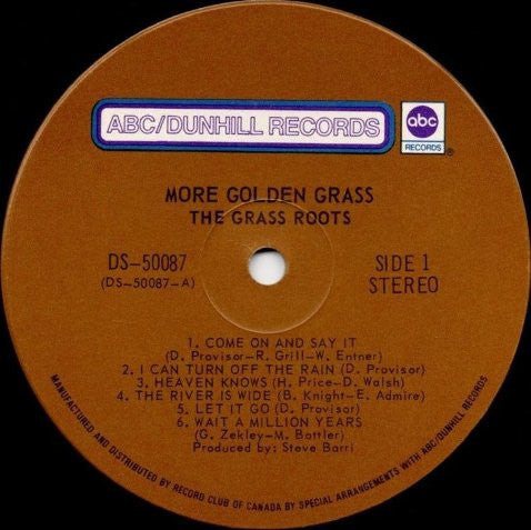 Grass Roots, The - More Golden Grass - 1970