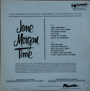 Jane Morgan - Jane Morgan Time - 1960